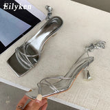 xajzpa Fashion Gold Silver Sandals Thin Low Heel Lace Up Rome Summer Gladiator Women Casual Narrow Band Shoes Sandalias De Mujer