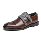 Xajzpa 2025 Luxury  Elegant Leather Shoes Men Large Size 48 Brand Handmade Men's Loafers Casual Designer Oxfords Men Flats Dress Shoes