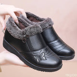 Xajzpa Winter flat bottom anti slip low top shoes for women providing warmth simplicity comfort wear resistance women's winter shoes