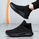 Xajzpa Shoes For Women Designer Sock Shoes Men Tenis Socks Sneakers Non-slip Thick Soled Zapatillas Breathable Female Light Luxury Shoe