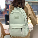 Xajzpa New Female Fashion Lady High Capacity Waterproof College Backpack Trendy Girls Laptop School Bags Cute Girl Travel Book Bag