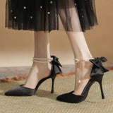 Xajzpa Mary Jane High Heel Sandal for Women Buckle Strap Female Shoe Espadrilles Platform High-heeled Block Girls Clogs Lacquered