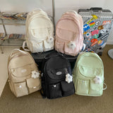 New Trendy Women Kawaii College Backpack Girl Cute Travel School Bags Lady Student Backpack High Capacity Female Laptop Backpack