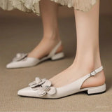 Xajzpa New Style Luxury Women's Retro Pointed Toe Decal Women's Shoes Fashion Outdoor Party High Heels Sandals Zapatos Mujer