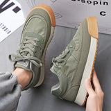 Xajzpa 2025 Summer Breathable Casual Shoes Men Harajuku Style Sneaker Fashion Yellow Men's Sneakers  Platform Walking Sports Shoes Men