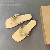 Xajzpa Summer Fashion Women Slipper Flat Heel Slip On Ladies Outdoor Sandals Beach Shoes Casual Slides Flip Flop Mujer