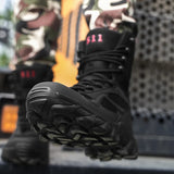 Xajzpa Men Tactical Boots Autumn Special Forces Field Man Boot Lightweight Outdoor Non-Slip Waterproof Shoes Zapatillas Hombre