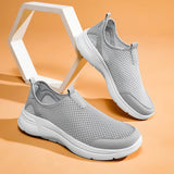 Xajzpa Men's Sneakers Breathable Casual Shoes Non Slip Comfortable Lightweight Summer Shoes for Male Soft Sole Fashion Mesh Sneakers