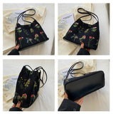 Xajzpa - Luxury Brand Large Flowers Tote Bag New High-quality Fabric Women's Designer Handbag High Capacity Shoulder Bags