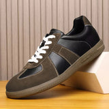 Xajzpa Men's Sneakers 2025 Fashion Genuine Leather Gentle Moral Training Shoes Casual Spring Flat Shoes Men Hot Sale