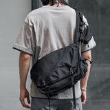 Xajzpa - Japan Korean Style Men's Shoulder Crossbody Bag Waterproof Large Capacity Light weight Sport Casual Travel Messenger Sling Bag