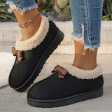 Xajzpa Winter Women's Slipper Fashion Fuzzy Fur Anti-slip Soft Sole Outdoor Indoor Warm Comfort Men Leisure Plush Houseshoes Couple
