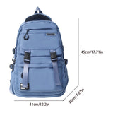 Multi Pocket College Student Backpack Female Large Capacity Laptop School Bag Fashion Nylon Women Kawaii Travel Bookbag