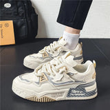 Xajzpa Mens Sneakers Spring Autumn Brand Vulcanized Shoes 2024 Fashion Thick Sole Shoes for Men Male Sport Shoes Tenis Masculino