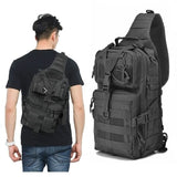 Tactical  Men's Sling Chest Bag Military Cross Body Shoulder Side Bag for Men 20L Outdoor Camping Backpack Trekking Chest Bag