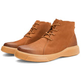 Xajzpa Men's Chelsea Cotton Boots Winter Men's Genuine Leather Shoes High Top Men Plush Sapato Social Masculino Zapatos Para Hombres
