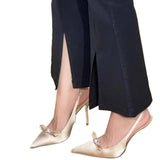 Xajzpa New Style Women's Sexy Sandals Elegant Patent Leather Pointed-toe High Heels Comfortable Banquet Thin Heel Sandals Zapatos Mujer