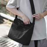 Leisure Nylon Crossbody Bag Universal Large Capacity Tote Bag Daily Matching Class Commuting Shoulder Bag