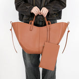 Luxury Brand Handbag Tote Bag for Women PU Leather Shoulder Bag Purse Design Large Capacity Totes Top Handle Hobo Shopper Bag