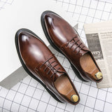 Xajzpa Men's Business Casual Leather Shoes, Formal Tennis Shoes, Moccasin Shoes, Knight Shoes Designer Style