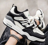 Xajzpa Board shoes height increasing niche high appearance low help student wear-resistant men's sports leisure versatile shoes
