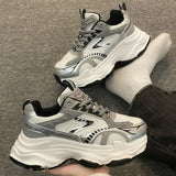 Xajzpa Women Platform Sneakers 2025 Autumn New Fashion Casual Lace Up Sports Shoes Woman Non Slip Walking Shoes Ladies Vulcanize Shoes