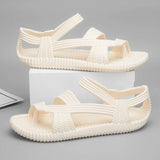 Xajzpa Beach Vacation Summer Sandals for Men Fashion Comfortable Couples Retro Roman Sandals Non-Slip Eva Outdoor Open-Toe Water Shoes