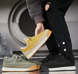 Xajzpa Spring new soft bottom anti slip fashionable versatile lightweight sports board shoes comfortable breathable casual men's shoes