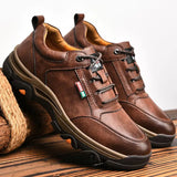 Xajzpa Novel Mountaineering Shoes Men's Casual Business Shoes Fashionable and Comfortable Outdoor Sports New Men's Shoes