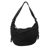 Xajzpa Leisure Crossbody Hobo Bag with Large Capacity Versatile and Niche Design Nylon Shoulder Bag Student Class Mailman Bag