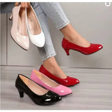 Xajzpa Women Pumps Nude Shallow Mouth Women Shoes New Fashion Office Work Wedding Party Shoes Ladies Low Heel Shoes Summer Heels Woeman