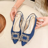 Xajzpa Women Sandals Summer Pointed Toe High Heels Ladies Fashion Banquet Dress Wedding Party Pumps  Designer Women Shoes