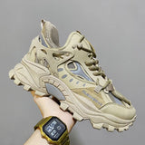 Xajzpa Men's Vulcanized Shoes Luxury Sneakers Harajuku Chunky Sneakers Autumn Running Footwear Male High Fashion Zapatos Hombre