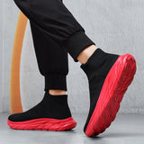 Xajzpa Shoes For Women Designer Sock Shoes Men Tenis Socks Sneakers Non-slip Thick Soled Zapatillas Breathable Female Light Luxury Shoe