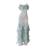 Xajzpa Fashion Folds Dress Women's Strapless Sleeveless Waist Retraction Dresses 2025 Summer New Tide