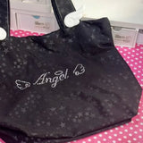 Xajzpa Y2k Aesthetic Vintage Star Printing Shoulder Bags Trendy All Match Diamond Handbags Streetwear Women Grunge Underarm Bag Fashion