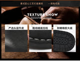 Xajzpa Men Genuine Leather Vintage Loafers Casual Shoes Mens Breathable Driving Flats Fashion Sewing Men Leisure Shoes Sneakers
