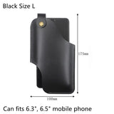Xajzpa Soft PU Leather Phone Case for Men Pouch Belt Waist Bag for iPhone Huawei Xiaomi Loop Holster Case Wallet Purse Phone Holder