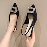 Xajzpa Women Sandals Summer Pointed Toe High Heels Ladies Fashion Banquet Dress Wedding Party Pumps  Designer Women Shoes