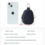 Xajzpa  New Leather Coin Purse Small Women Change Wallet Personalize Mini Key Ring Pouch earphone Storage Bag girls Gift