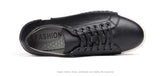 Xajzpa Men's Casual Leather Shoes for Men Fashion Four Seasons Breathable Lace-up Athletic Shoes Shallow Skate Shoes Large Sizes 38-48