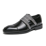 Xajzpa 2025 Luxury  Elegant Leather Shoes Men Large Size 48 Brand Handmade Men's Loafers Casual Designer Oxfords Men Flats Dress Shoes