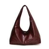 Xajzpa Large PU Leather Hobo Underarm Bags Lady Fashion Shoulder Party Bag for Women New Trend Y2K Casual Handbags and Purses