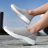 Xajzpa Men's Sneakers Breathable Casual Shoes Non Slip Comfortable Lightweight Summer Shoes for Male Soft Sole Fashion Mesh Sneakers