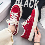 Xajzpa Men's Shoes Summer Student Versatile Comfortable Anti Slip Casual Shoes Breathable Youth Wear-resistant Solid Color Sneakers