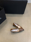 Xajzpa Retro Style Thick Heel Spring and Autumn Women Mary Jane Shoes Fashion Shallow Pointed Toe Ladies Comfort Office Pumps Footwear