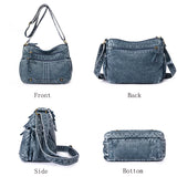 Famous Luxury Brand Shoulder Bags Multiple Pockets Soft PU Leather Crossbody Bags for Women Vintage Shopping Bag Sac a Mains