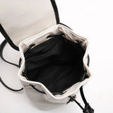 2024 New Backpack Women Tide Leisure College Backpack Joker Large-capacity Travel Bag Stylish Drawstring Backpack
