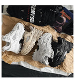 Xajzpa Men's Vulcanized Shoes Luxury Sneakers Harajuku Chunky Sneakers Autumn Running Footwear Male High Fashion Zapatos Hombre