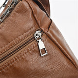 Xajzpa - Vintage Pu Leather Luxury Purses and Handbags 2023 High Quality Women's Bag Design Multi-pocket Ladies Crossbody Shoulder Bags